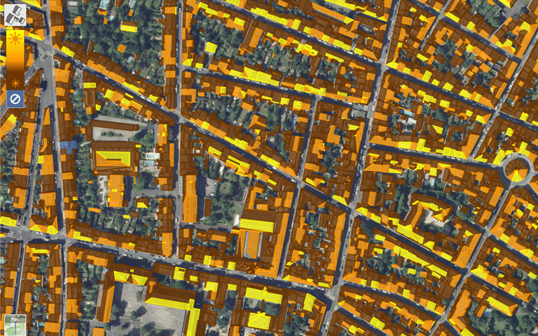 cadastre solaire information geographique