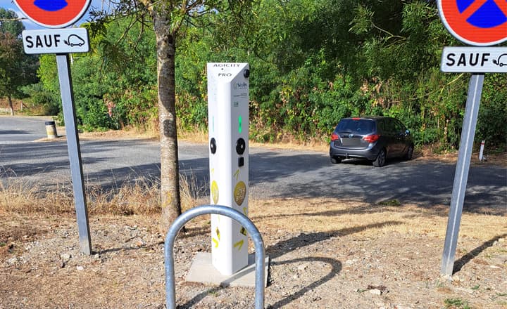 Bornes de recharge récemment installées en Deux-Sèvres